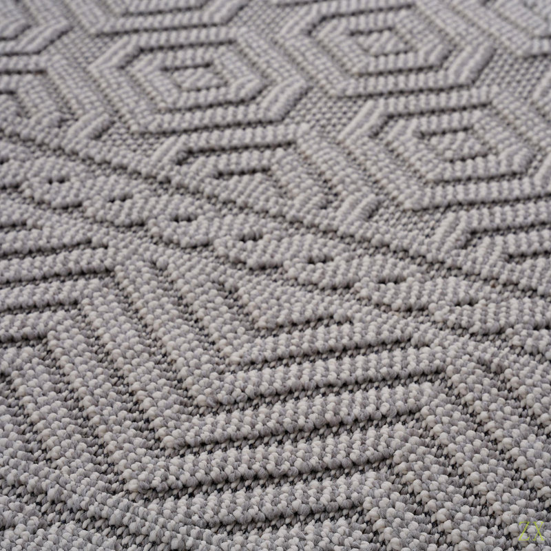 Collection 4X6 Geometric Indoor/Outdoor Area Rug, Rectangle 4' x 6'2"