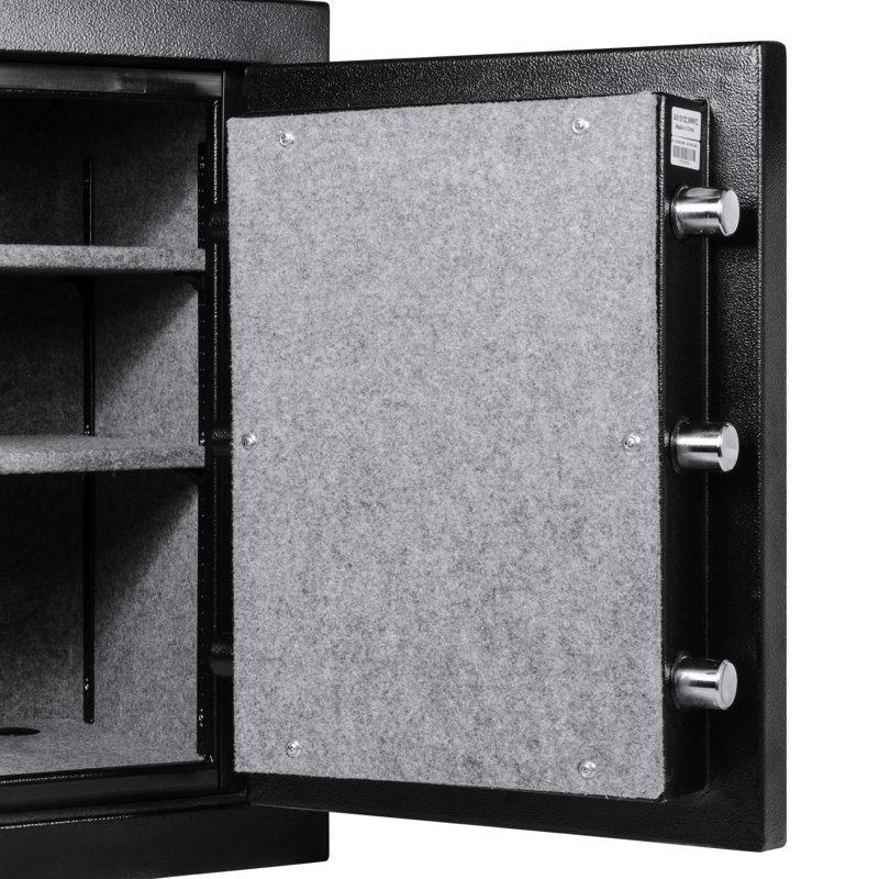 3.51 Cubic Ft Safe With Ample Storage Space - Store All Your Valuables Safely Vault Keep Important Items From Fire