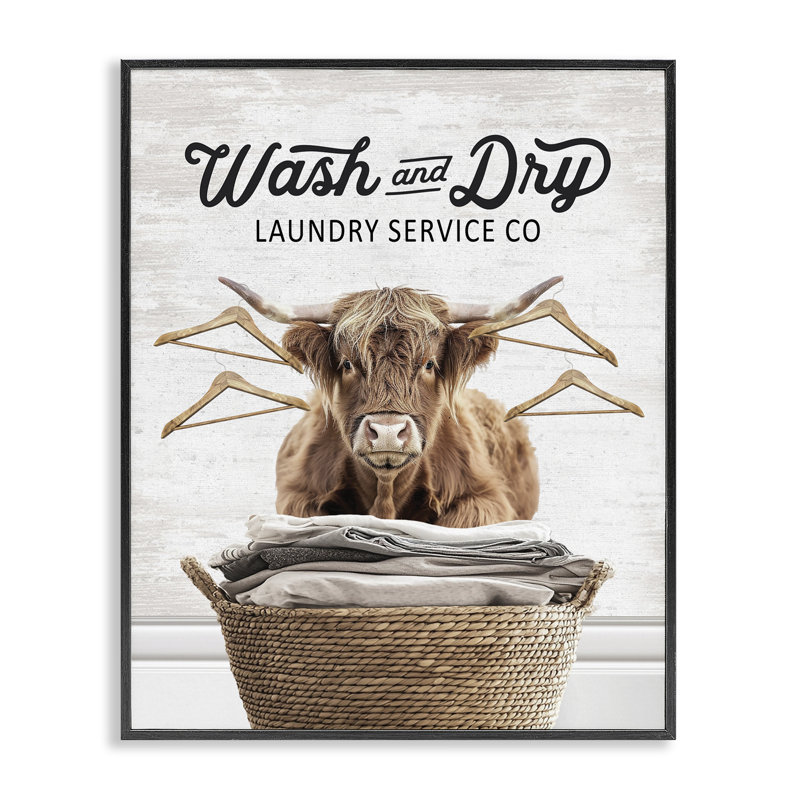 Giclée encadrée par Wash & Dry, H 20 po x l 16 po, Giclée encadrée noir minuit