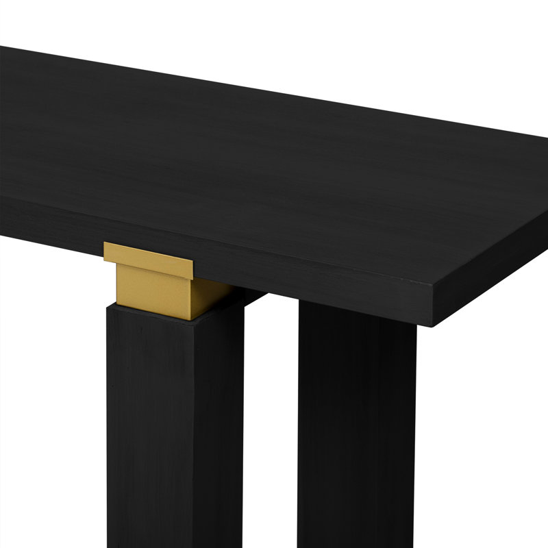 Console 62,9 po, Noir