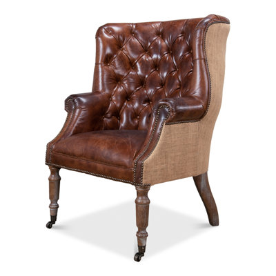 Welsh Tufted Wingback Chair