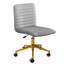 Chaise de bureau en velours Auctin-567156631