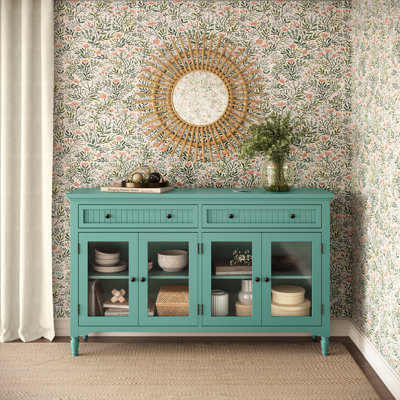 Armoire dÃ©corative avec porte en verre 58 po Pearce