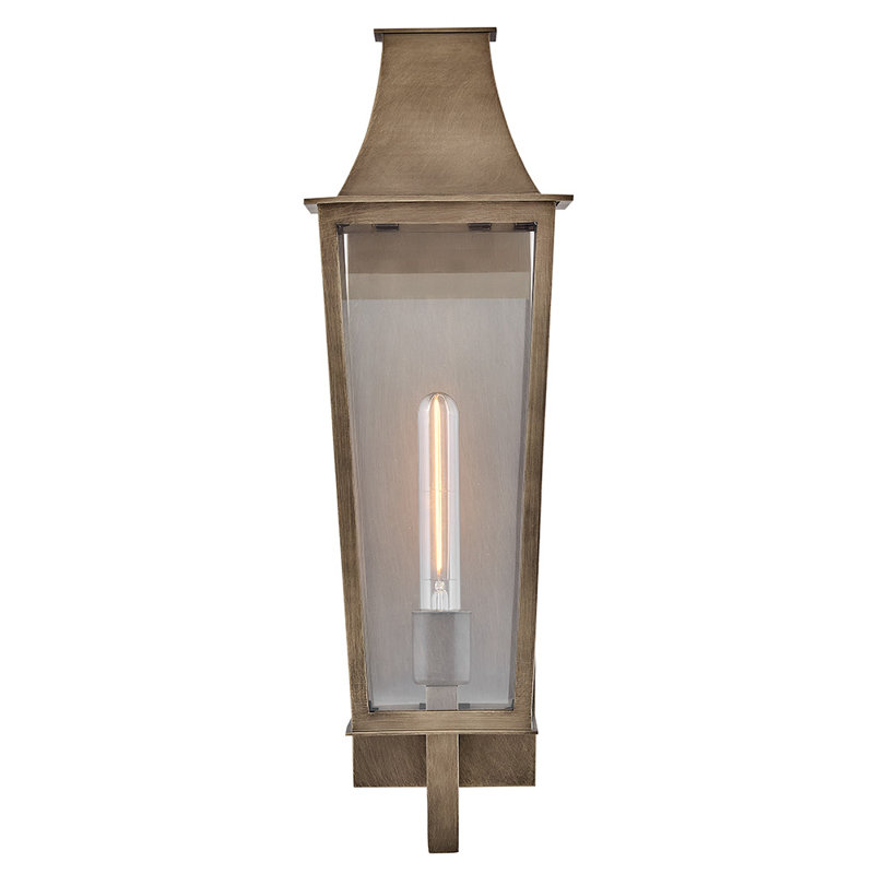 Georgetown 1 - Light Outdoor Wall Lantern, Burnished Bronze, 21.75" H x 7" W x 8" D