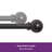 Wayfair Basics Ball End Single Curtain Rod, 28-48" or 48-86" Adjustable Length, 5/8" Dia. Steel-737442054-737668631