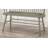 Farmhouse Relaxed Vintage Wood Spindle Back Bench-1759229359
