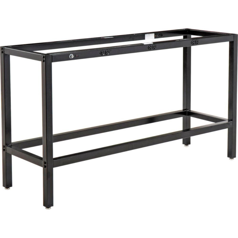Metal Base Writing Desk with Power Outlet, 42" H  x 96" W x 36" D