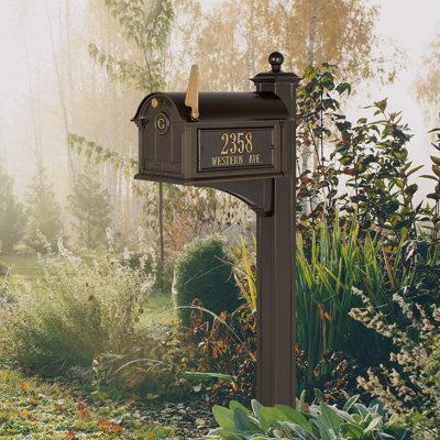 Balmoral Post Mounted Mailbox