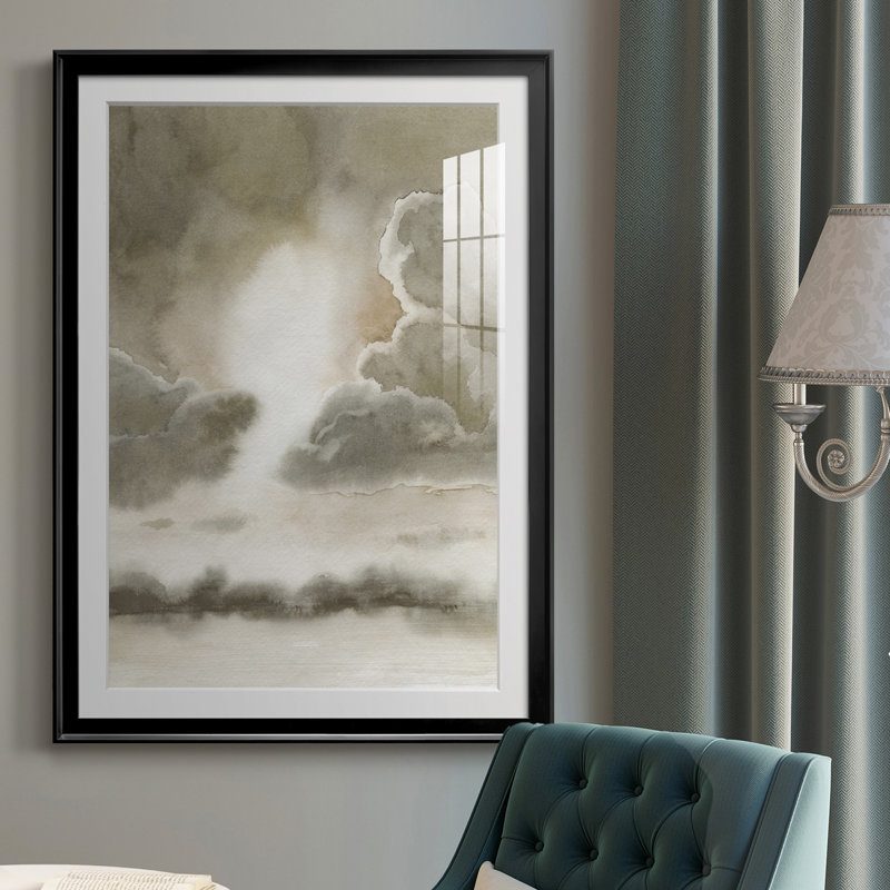 Sépia ciel I - impression, Noir, H 24,5 po x l 18,5 po x P 1 po
