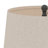 Lolley 26" Modern Metal Table Lamp with Knob Switch and Linen Shade-556004552