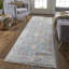 Karina Hand Knotted Wool Ikat Area Rug in Gray/Blue/Rust/Yellow-2046887152