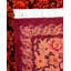 Tapis rouge contemporain en laine noué à la main Haydon 6 pi 2 po x 9 pi 2 po