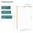 Space - Saving, Single Slide Bathroom Door, 48" 48.8", 8mm Tempered Glass, Gold Frame, Rust 48"w X 76"h Shower 304 Stainless Steel Reversible Left Right, Water Screen, Slip