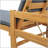 Durable Acacia Wood Outdoor Chaise Lounge With Adjustable Positions And Weather-Resistant Cushions For Ultimate Comfort