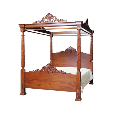 Wesleyan Solid Wood Bed