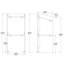 Pupitre escamotable Fixturedisplays® 21,3 po x 18,6 po x 46 po 19595