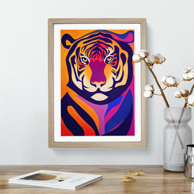 Tiger Abstract - Framed Print