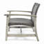 Fauteuil club en bois et osier (ensemble de 2)