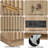 82.6" Fluted Kitchen Island With Extendable Dining Table & Storage For 2-6,Double Side Storage,Charging Station, Spice Racks For Dining Room-1082801258