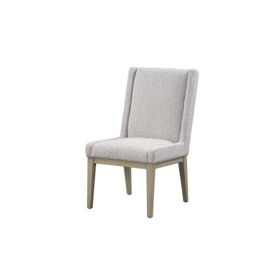 Cardston Upholstred Dining Chair Oyster Beige Performance Fabric