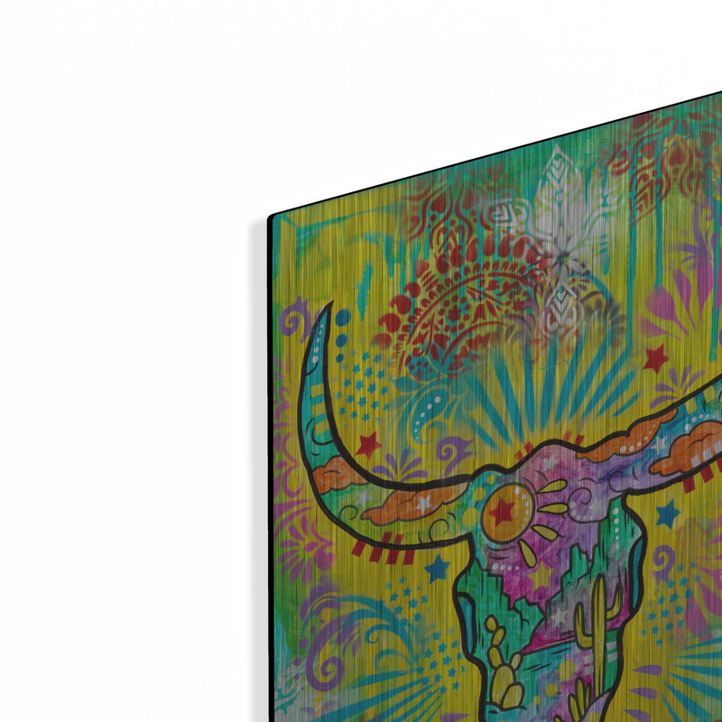 " Longhorn Skull " by Dean Russo, 24" H x 16" W