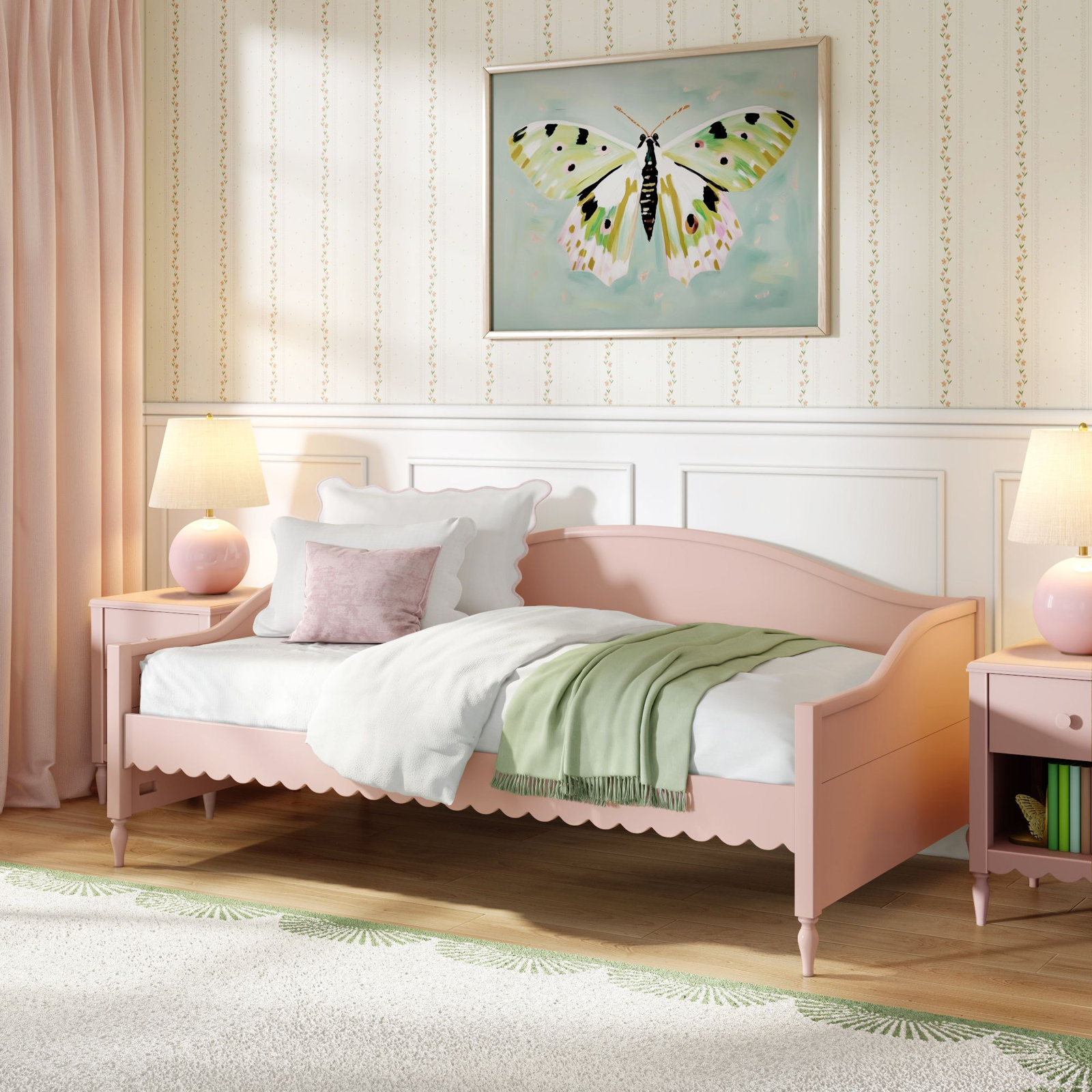 Charlotte Day Bed, Blossom Pink