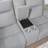ECO GREY CONSOLE RECLINING LOVESEAT