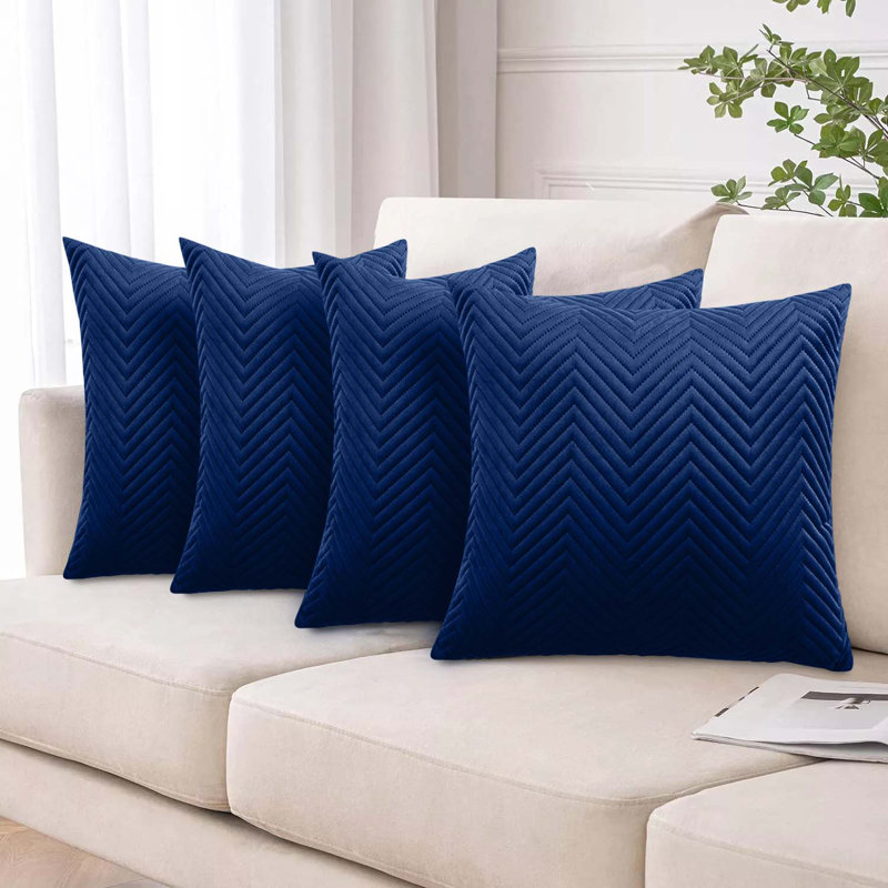 Square Throw Cushion Pad, Navy