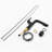 ​​Matte Black Pull-Down Vessel Faucet - Single Hole Bathroom Sink Faucet With Lift Spout & Dual Spray Modes​-121292156