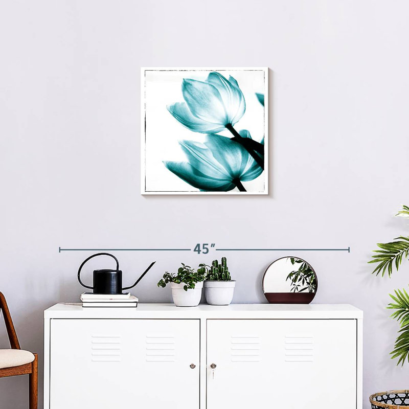 Harnek Translucent Tulips IV, 16" H x 16" W
