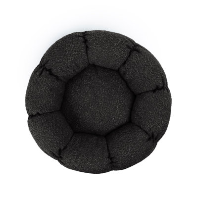 Lit rond avec coussin de siège amovible