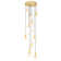 Bakari 10 - Light White LED Cluster Pendant