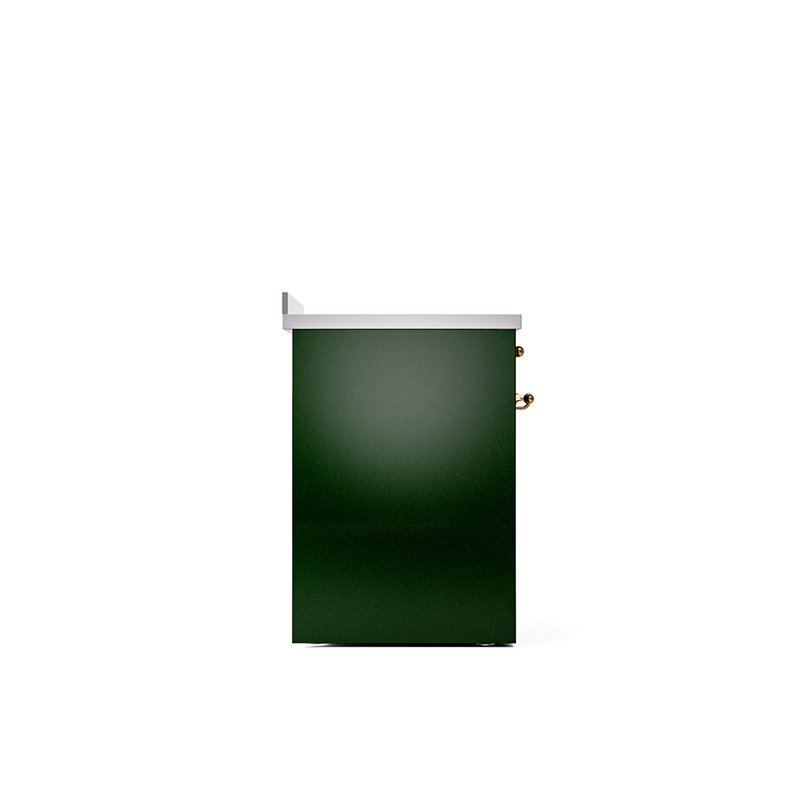 ILVE Nostalgie II 30 in Induction Range, Emerald Green/Brass