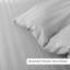 Noso Premium Hotel Quality Satin Stripe Duvet Cover Set with Pillowcases-713084588-713084500