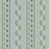 Lady Charlotte Botanic Stripe 10' L x 24" W Peel and Stick Wallpaper Roll