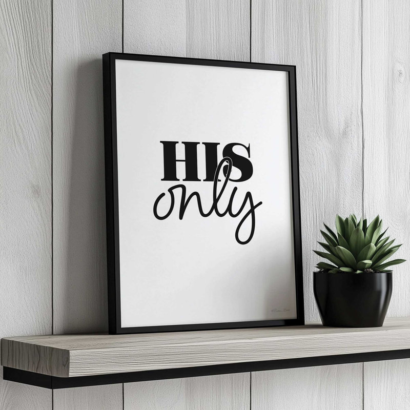 His Only by Susan Ball Art Print, 30 W x 40 H, Silver, Framed Print