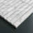 Natural 11.82 in. x 12.01 in. Stacked Matte Marble Mosaic Tile-99341261