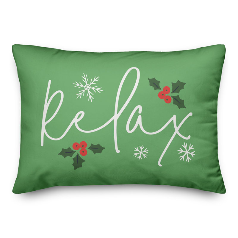  Relax Rectangular Cushion, Green