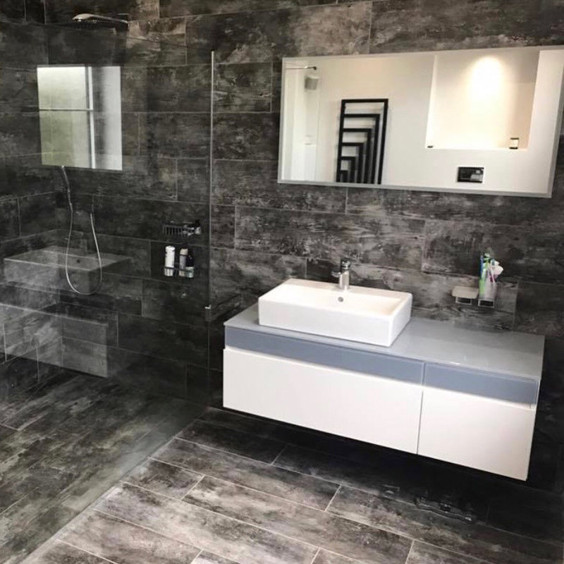 Stone Wet Floor Shower Tray Former with Waterproof Tanking Kit & Tiled Shower Waste , 2.2cm H x 170cm W x 70cm D