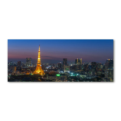 Tower In Tokyo - Wrapped Canvas Print