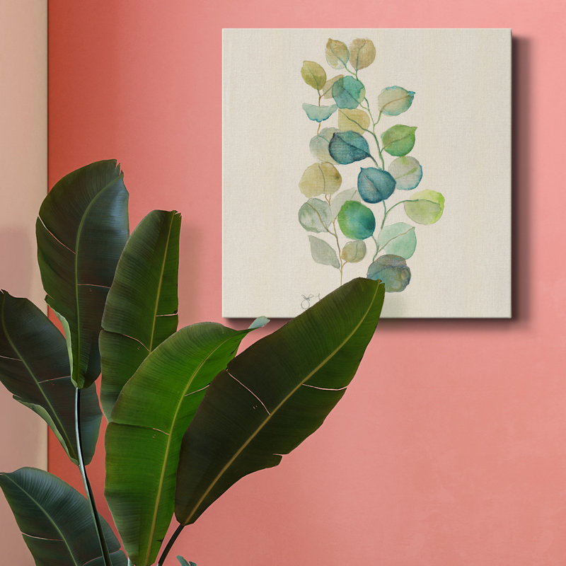 Eucalyptus II - reproduction sur toile tendue, H 16 po x l 16 po x P 1 po