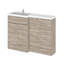 Fusion Fitted Furniture - Gloss White Bathroom Vanity with Basin-879796857-856826497