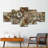 " Compass Collection World Map " by Tess P 5 - Pieces-92833360