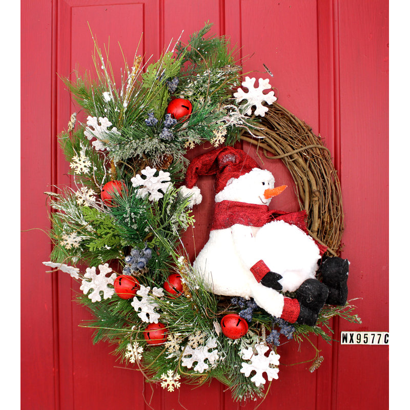 Faux Mixed Assortment Silk 24'' Wreath