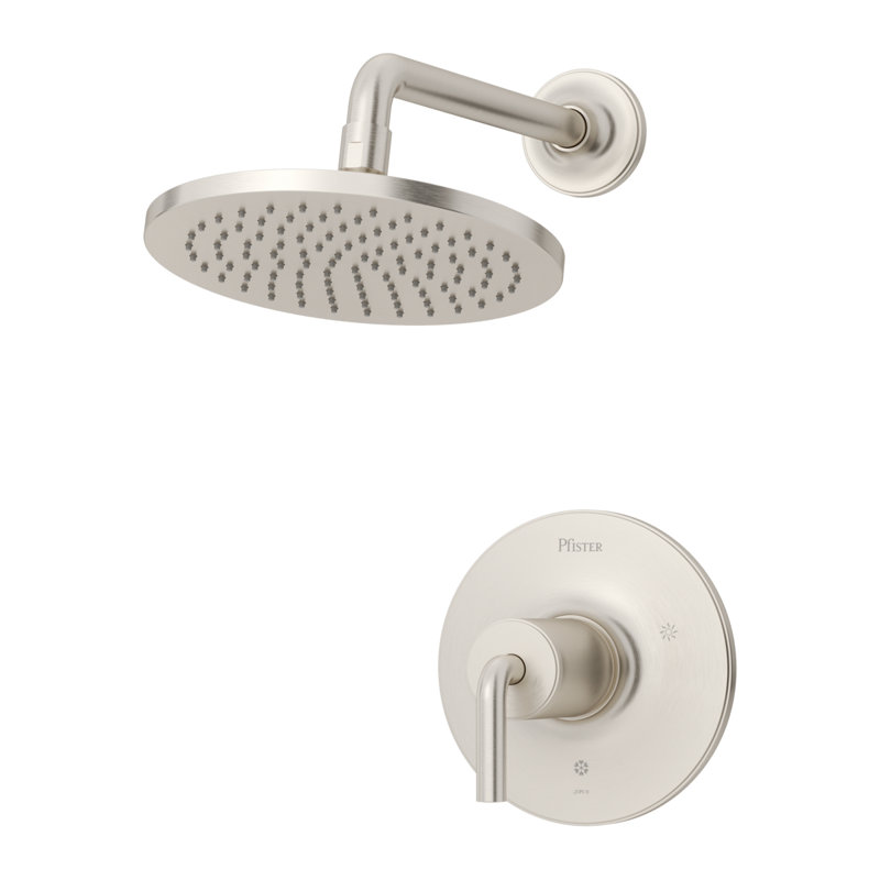 Robinet de baignoire et douche TENET, Nickel brossé
