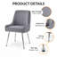 Tufted Velvet Upholstered Upholstered Back Side Chair-1661337933-1661337939