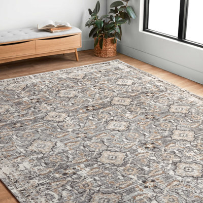 Vaghinag Power Loom Gray Rug
