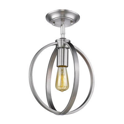 Plafonnier semi-encastré 1 lumière 10,88 po Petitt