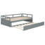 Lit de jour extensible avec couchette, lit de jour en bois avec couchette-1366053907