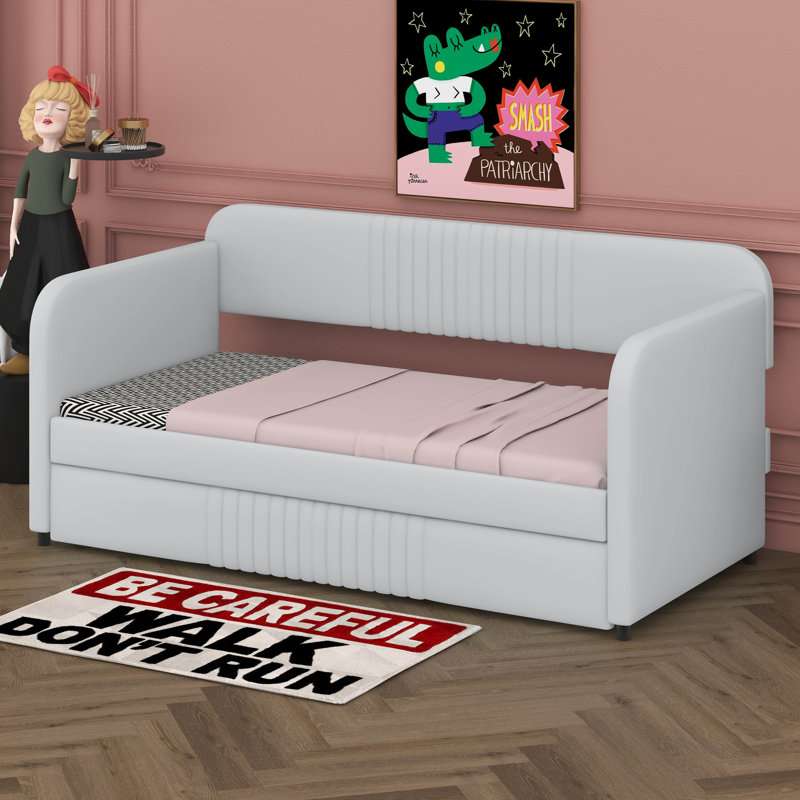 Cannyn Twin Daybed, Light Blue